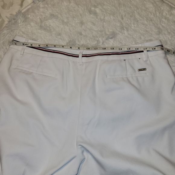 Tommy Hilfiger cropped lined white pants - Picture 4 of 8